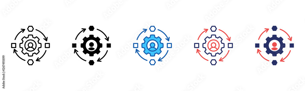 Poster Adaptation icon sheet multiple style collection