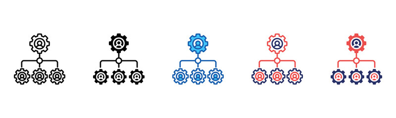 Structure icon sheet multiple style collection