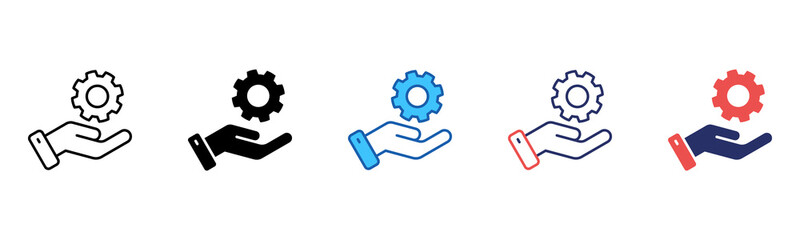 Change Management icon sheet multiple style collection