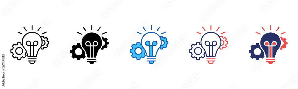 Poster Idea icon sheet multiple style collection