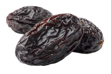 black raisin with cli isolated on transparent background png