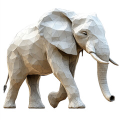 elephant isolated on white background