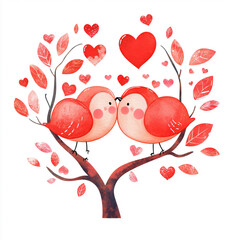 Two Couple, Bird couple love 