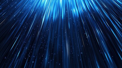 Background of blue lines blurred letters falling