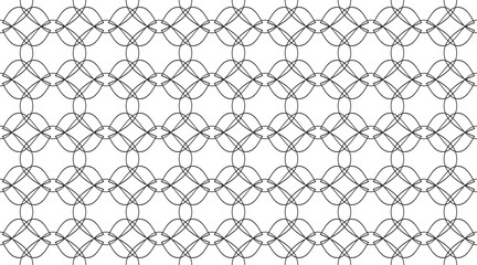 Seamless Geometric Line Pattern.