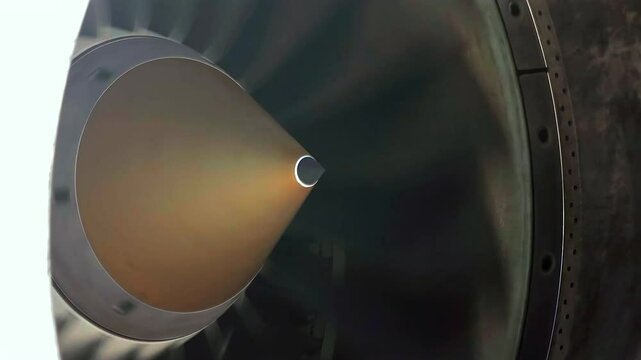 Slow Turning Jet Engine Turbine Blades
