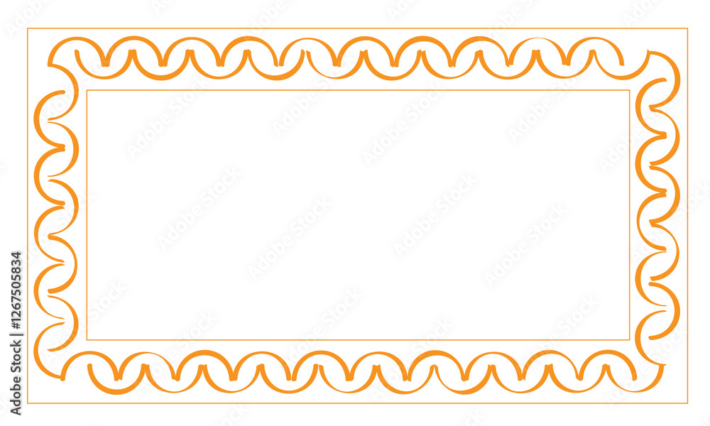 Poster vector frame for text
