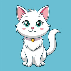 Fototapeta premium cute cat vector design 