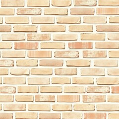 Fototapeta premium Brick Texture: Beige Canvas of Architectural Charm