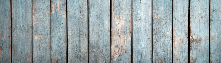 Naklejka premium Weathered Blue Wooden Planks with Rustic Texture Ideal for Background in Creative Design Projects