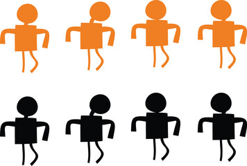 3D avatars in circles