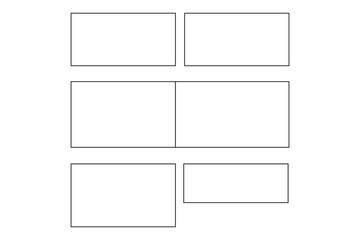 The an comic shape template