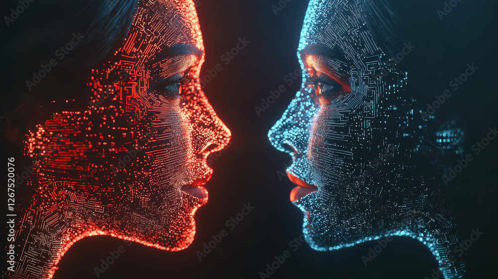Poster powerful ai neural network examines real and fake news side by side, uncovering hidden manipulation 