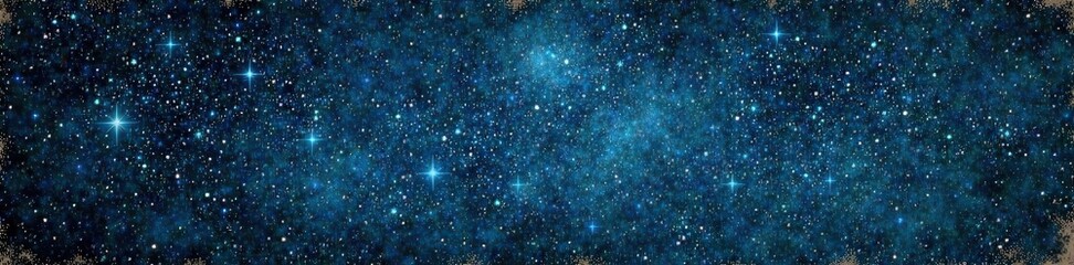 Fototapeta premium vintage starry night sky on aged paper, old paper, stars, parchment