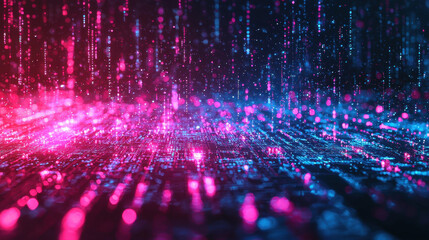 Surreal digital recovery representation showcasing shattered files reconstructing in a glowing cyber environment with highly detailed elements