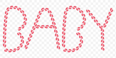 Baby footprints silhouette, Baby footprints simple flat vector. Transparent PNG available. Adorable Vector Illustration of Baby Footprints. EPS 10.