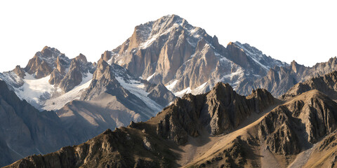 Mountains on the horizon. Mountains isolated on transparent background. 