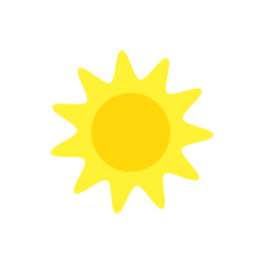sun icon vector illustration