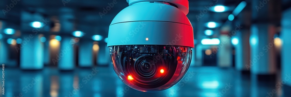 Poster high-resolution motion detection camera capturing security in a well-lit environment