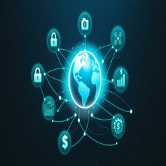 Technology global arts cityscape flowers business 