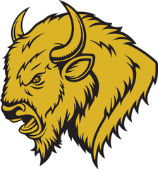 Fototapeta premium vector image of a bull