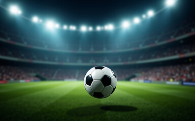 Naklejka premium soccer stadium lights