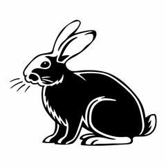 Easter Bunny Shape SVG,Rabbit SVG,Bunny Shape Svg,Outline Bunny Svg,Bunny Silhouette,Easter Bunny