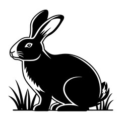 Easter Bunny Shape SVG,Rabbit SVG,Bunny Shape Svg,Outline Bunny Svg,Bunny Silhouette,Easter Bunny
