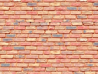 Obraz premium Multifaceted Masonry: Intricate Grooves in Brickwork