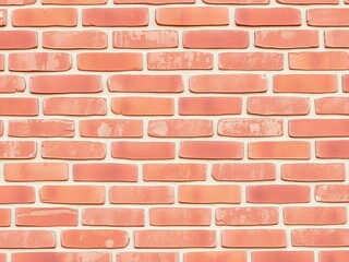Obraz premium Rustic Red Brick Wall: Textured Outdoor Background