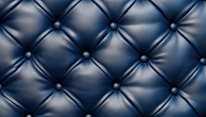 Naklejka premium Explore the captivating depths of blue with this stunning showcase of free-motion quilting texture on dark blue fabric, featuring intricate stitching that brings depth and dimension to the textile