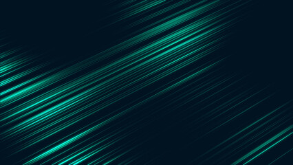Abstract blue striped lines background. Fast and glowing lines background