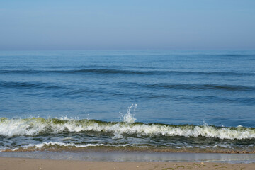Europa, Deutschland, Mecklenburg-Vorpommern, Ostsee, Insel Usedom, Koserow, Wellen an der...