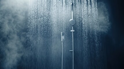 Steam, shower, water, bathroom, relaxation, morning, luxury, wellness, hygiene, spa