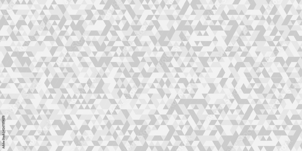 Poster vector gray polygon mosaic triangle overlap texture background. white and gray overlapping cube squa