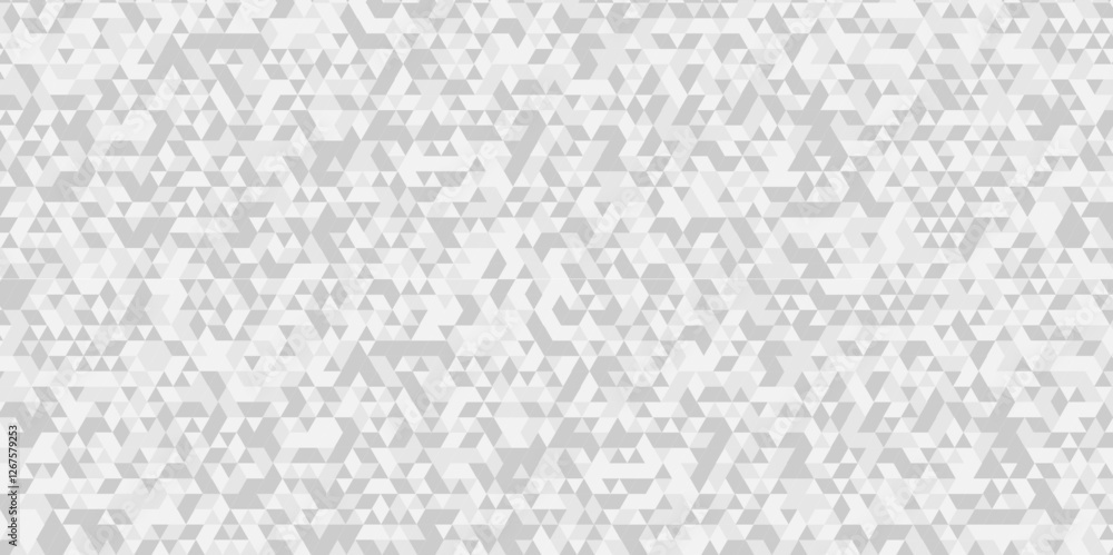 Poster vector gray polygon mosaic triangle overlap texture background. white and gray overlapping cube squa