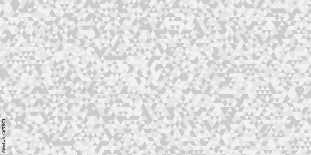 Poster vector gray polygon mosaic triangle overlap texture background. white and gray overlapping cube squa