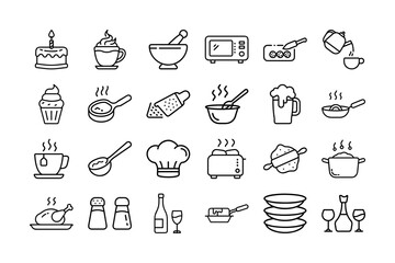 food and drink icons