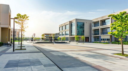 public school high school building
