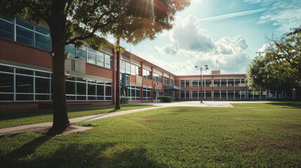 public school high school building