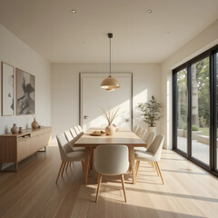 modern dining room
