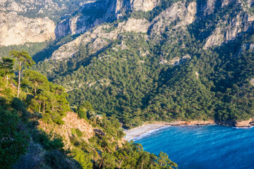 Butterfly valley beach near Fethiye, Turkey