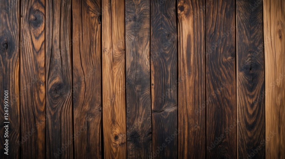 Poster rustic grained wood texture background showcasing rich colors and patterns ideal for design projects