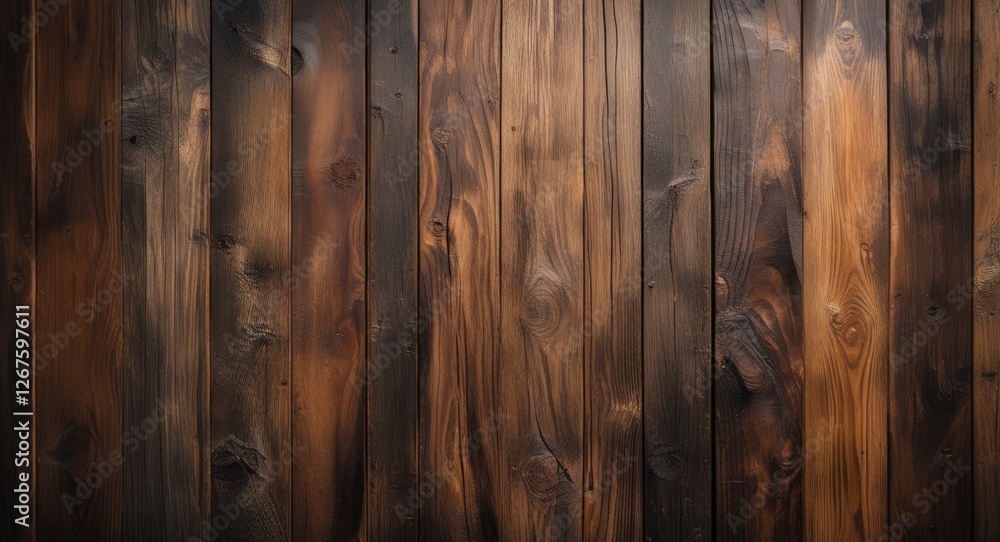 Poster rich textured brown wooden backdrop showcasing natural patterns and tones suitable for various desig