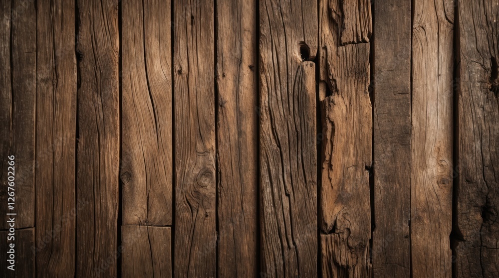 Aufkleber rustic wooden planks texture with natural grain detail creating a warm vintage background suitable f