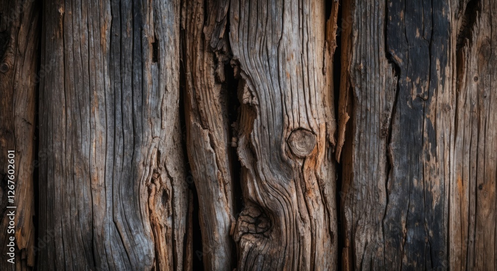 Poster textured wooden background showcasing the intricate patterns and weathered appearance of aged tree t