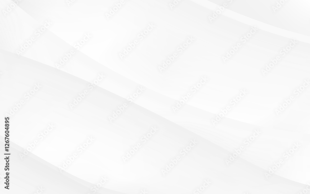 Aufkleber white abstract flowing background design curve minimal clean
