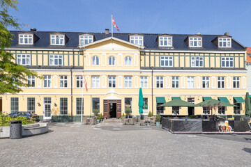 Fototapeta premium Walking in the streets of Silkeborg