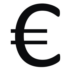 symbol money sign European Community vector icon