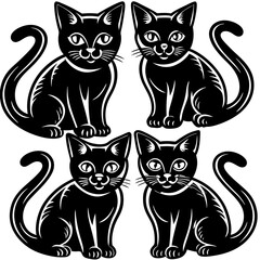 set of cats